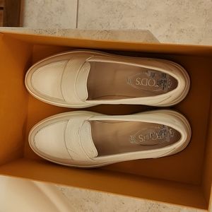 Tod's White Loafers